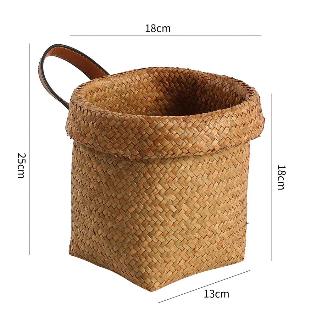 Handmade Woven Storage Basket Large Medium | High & Bury
