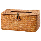Handmade Woven Tissue Box Cover | High & Bury