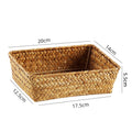 Handwoven Bamboo Storage Tray | High & Bury