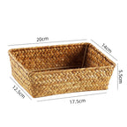 Handwoven Bamboo Storage Tray | High & Bury