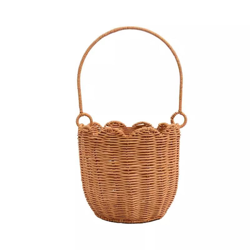 Handwoven Basket with Handle | High & Bury