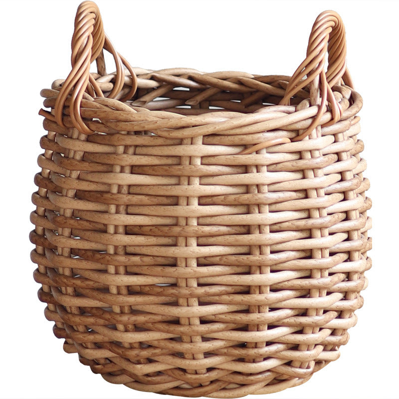 Handwoven Basket with Practical Handles | High & Bury