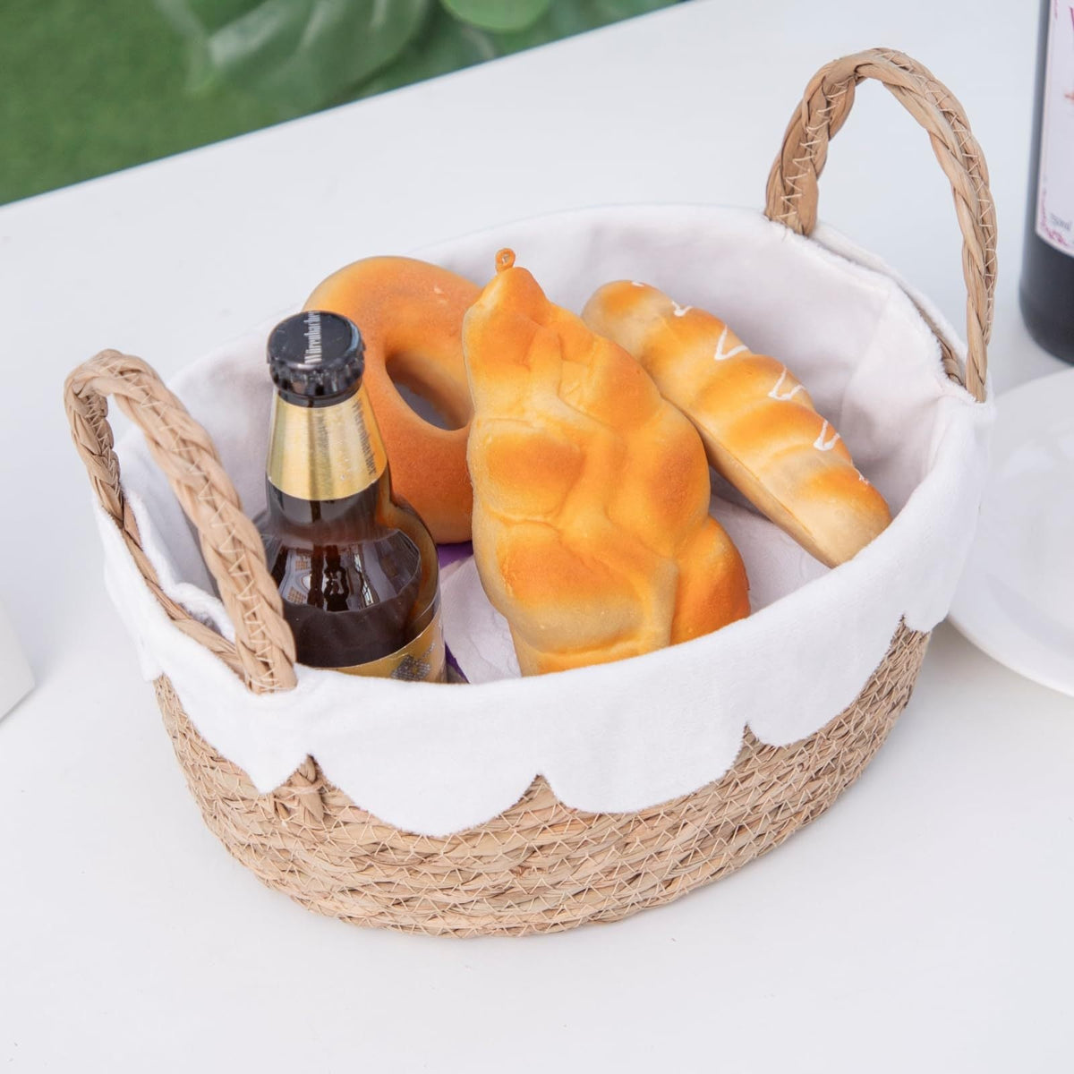 Handwoven Crumple Basket | High & Bury