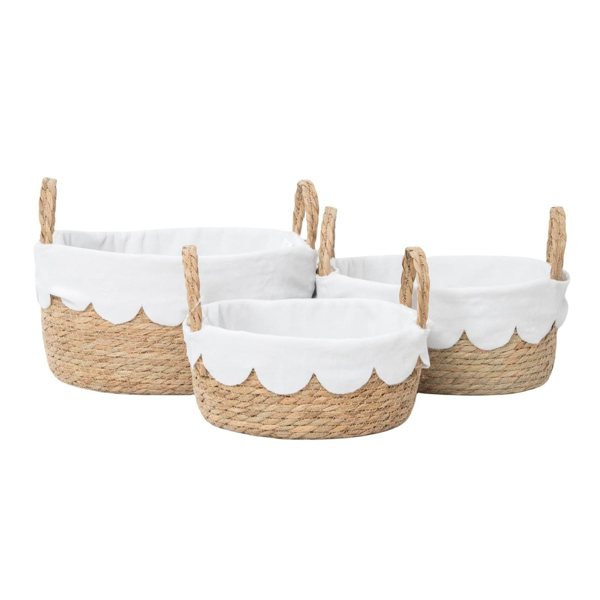 Handwoven Crumple Basket | High & Bury