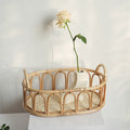 Handwoven Decorative Basket White | High & Bury