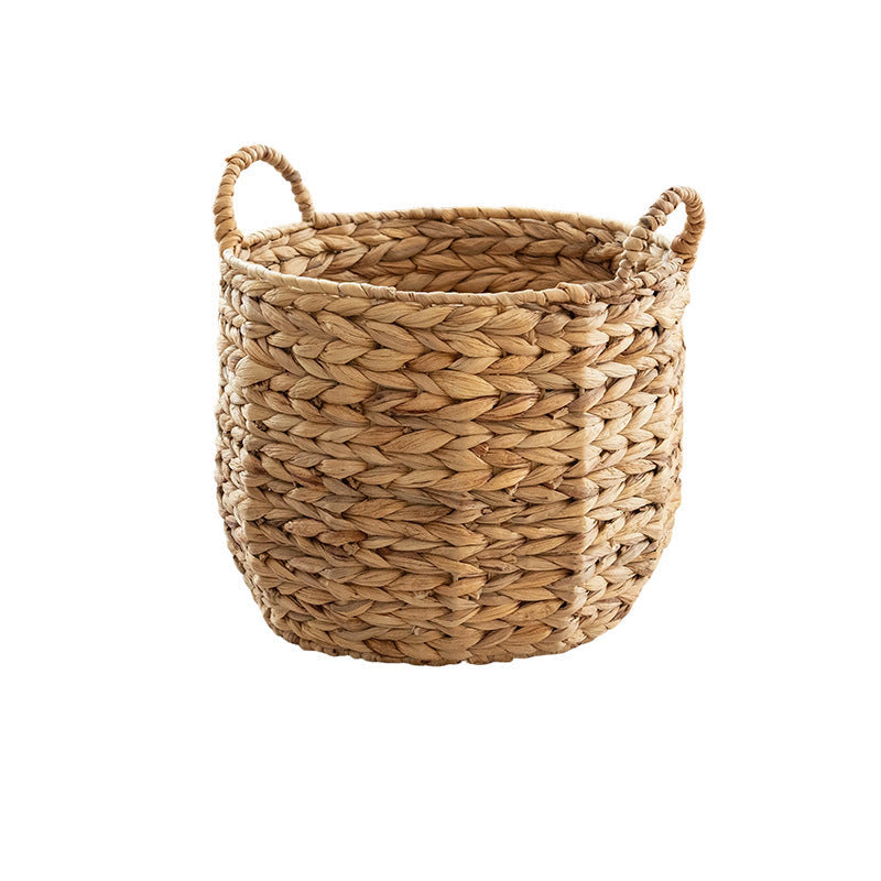 Handwoven Decorative Basket with Heart Motif | High & Bury