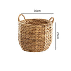 Handwoven Decorative Basket with Heart Motif | High & Bury