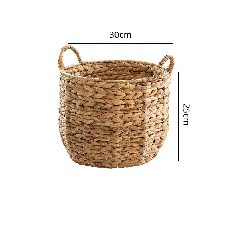 Handwoven Decorative Basket with Heart Motif | High & Bury