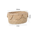 Handwoven Decorative Basket with Ruffles | High & Bury