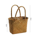 Handwoven Decorative Carry Basket | High & Bury