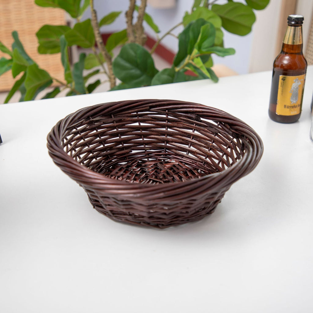Handwoven Decorative Dark Brown Natural | High & Bury