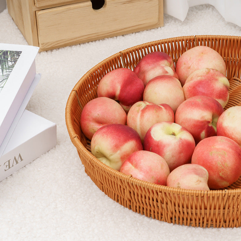 Handwoven Decorative Serving Tray | High & Bury