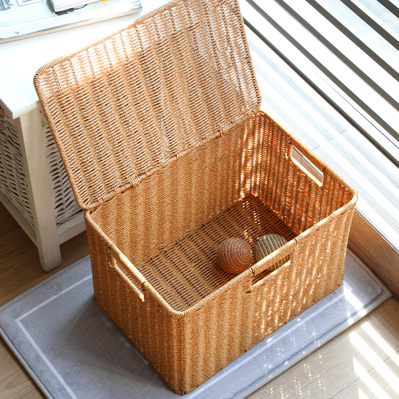 Handwoven Decorative Storage Chest | High & Bury