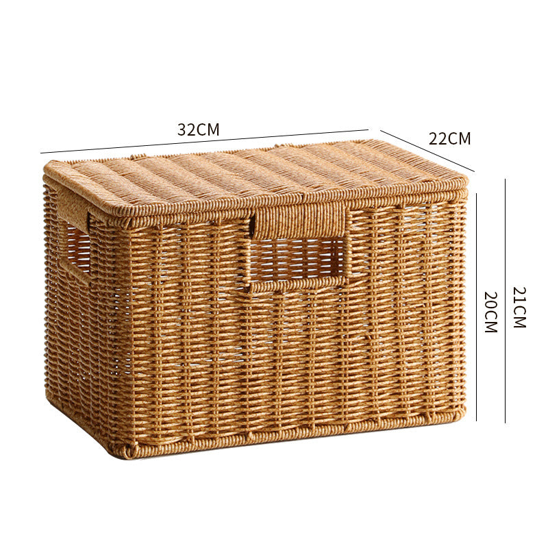 Handwoven Decorative Storage Chest | High & Bury