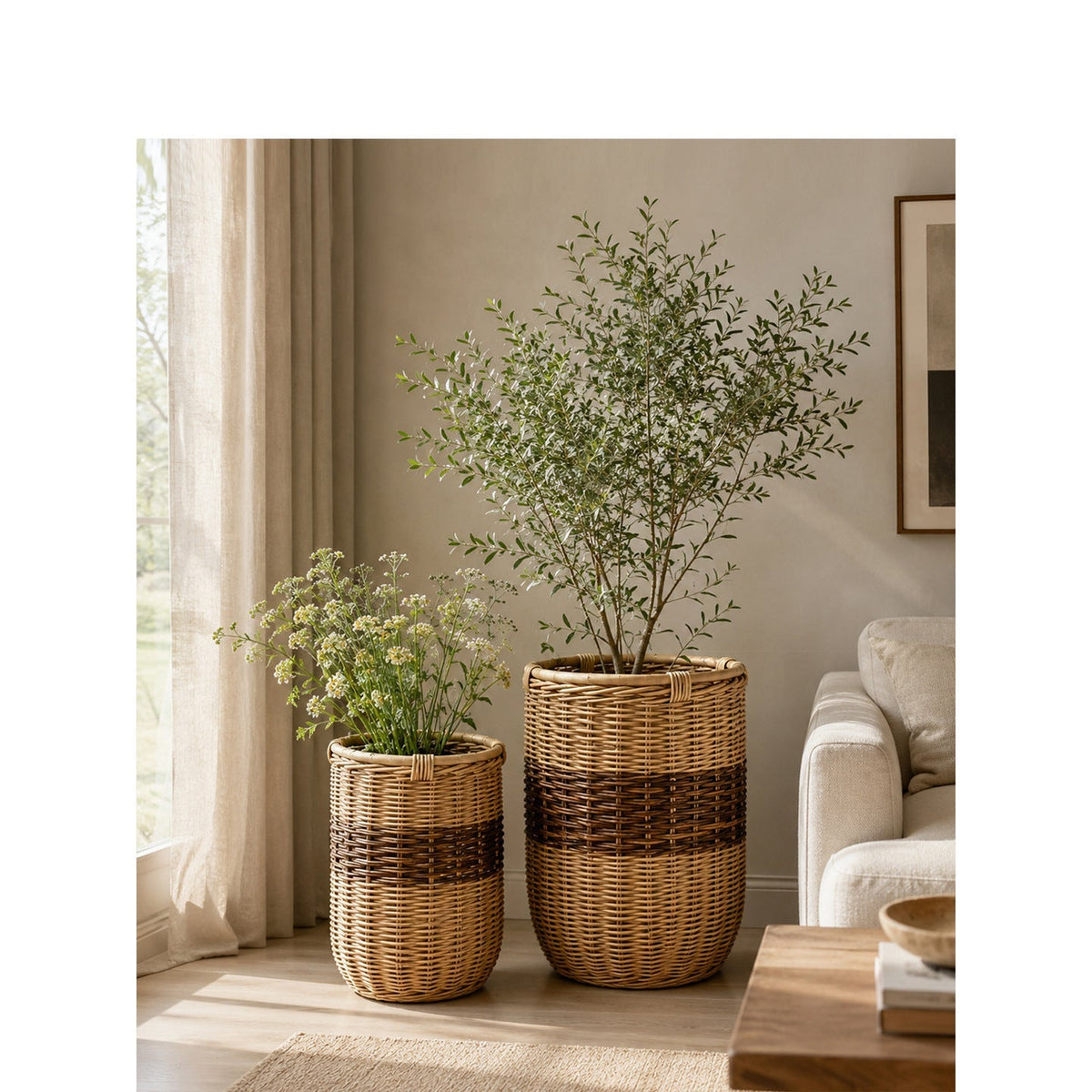 Handwoven Laundry Basket | High & Bury