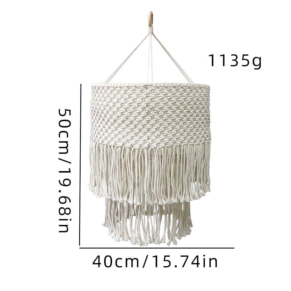 Handwoven Macrame Pendant Lamp | High & Bury