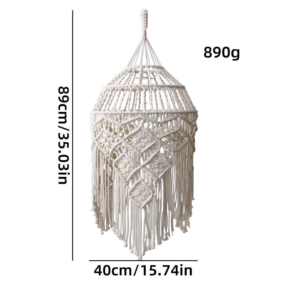 Handwoven Macrame Pendant Lamp | High & Bury