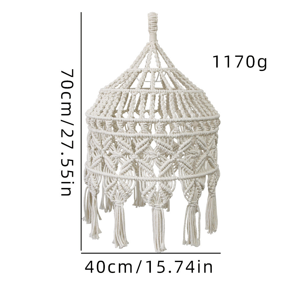 Handwoven Macrame Pendant Lamp | High & Bury