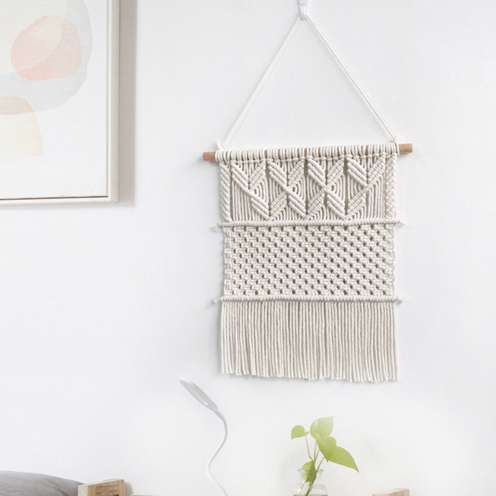 Handwoven Macrame Wall Hanging in Boho Style | High & Bury