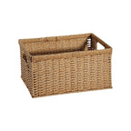 Handwoven Multifunctional Storage Basket Brown | High & Bury
