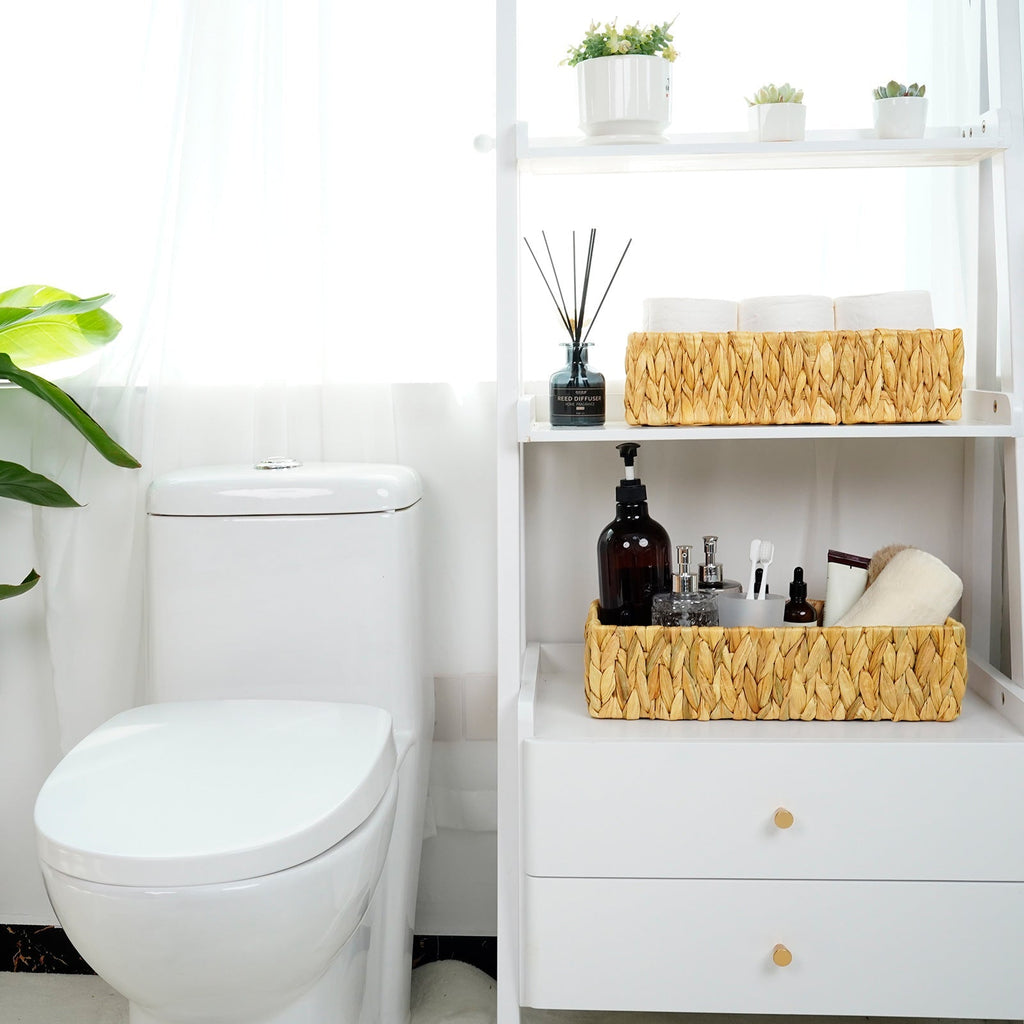 Handwoven Natural Fiber Storage Tray | High & Bury
