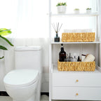 Handwoven Natural Fiber Storage Tray | High & Bury