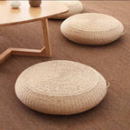 Handwoven Pouf in Boho Style | High & Bury