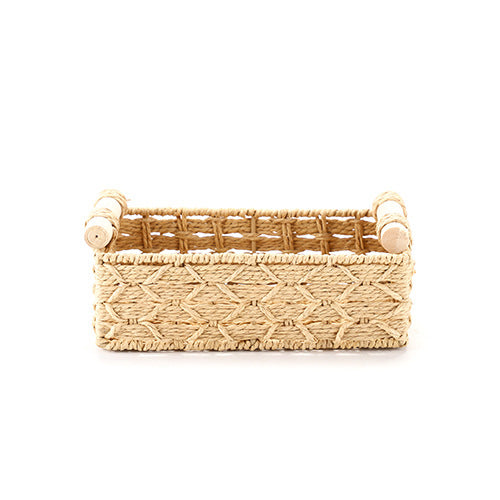 Handwoven Rectangular Storage Basket | High & Bury