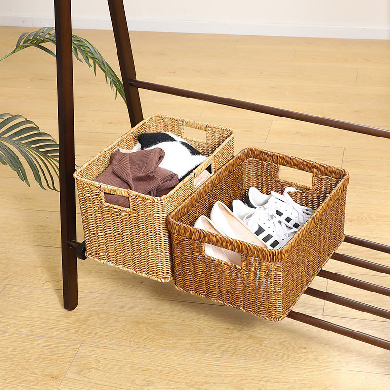 Handwoven Rustic Storage Basket | High & Bury