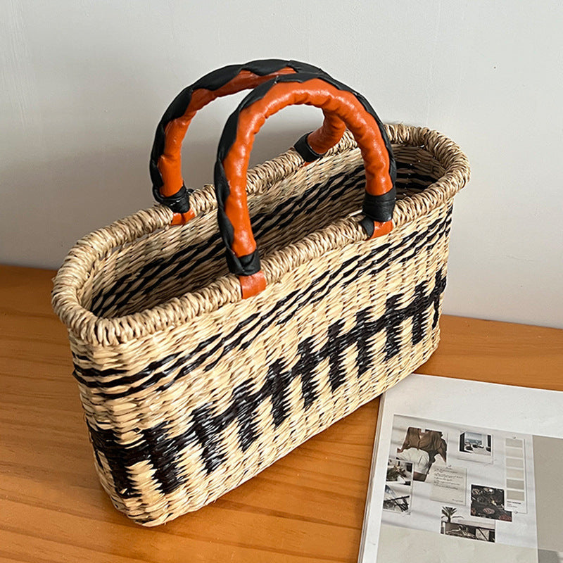 Handwoven Shopping Basket | High & Bury