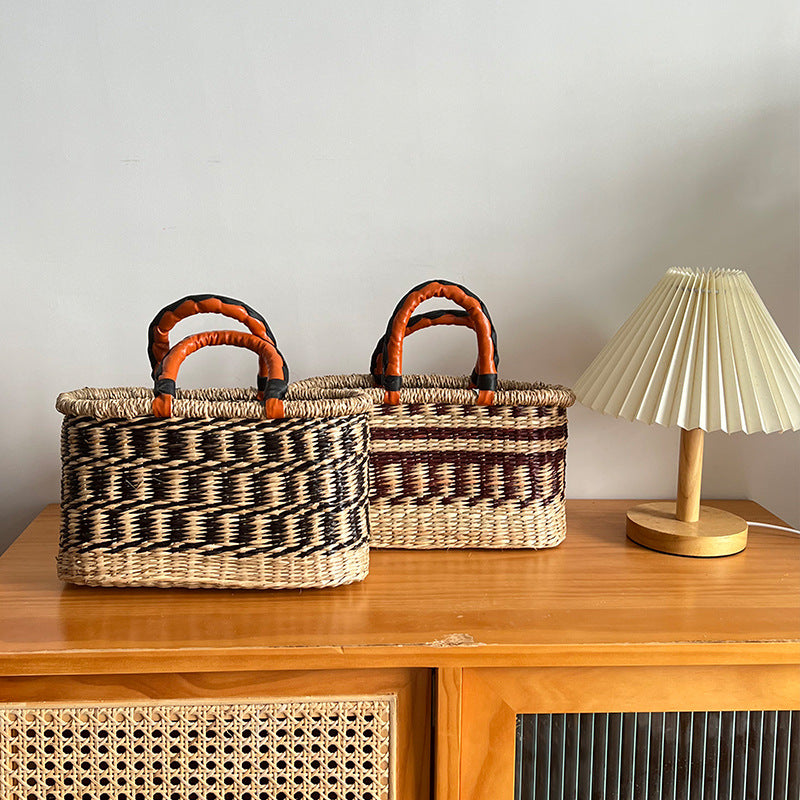 Handwoven Shopping Basket | High & Bury