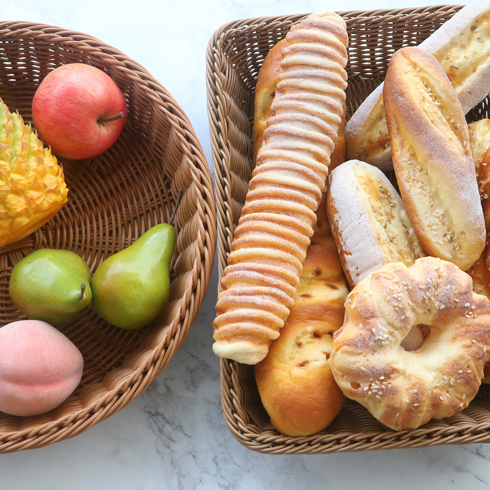 Handwoven Storage Basket Apricot Ivory | High & Bury
