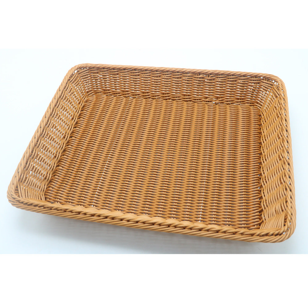 Handwoven Storage Basket Apricot Ivory | High & Bury