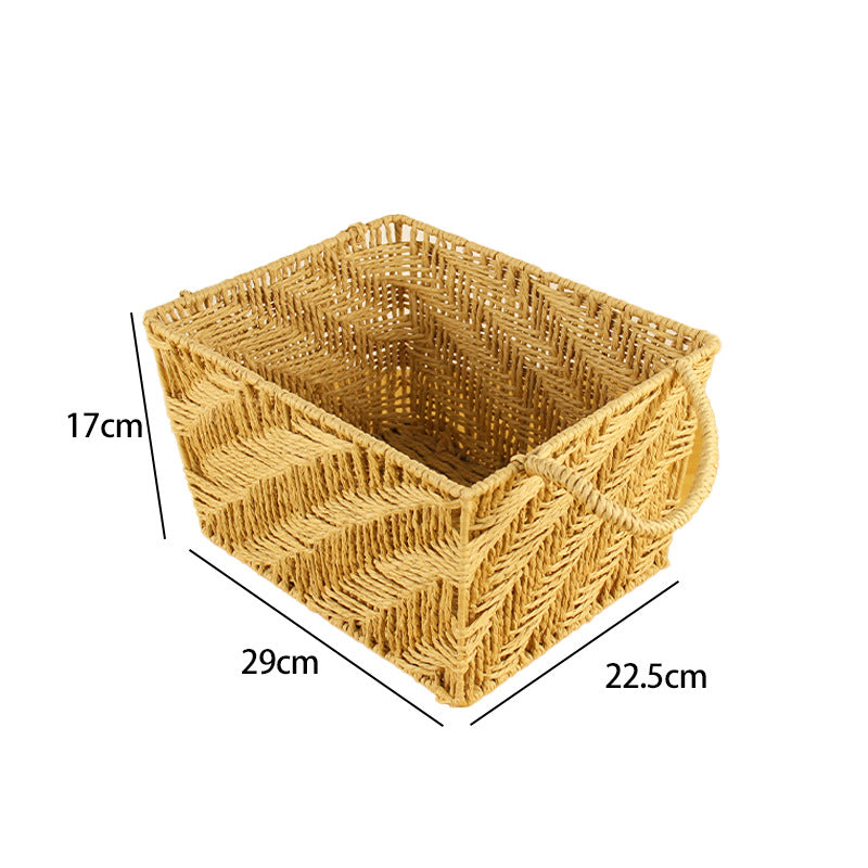 Handwoven Storage Basket Brown | High & Bury