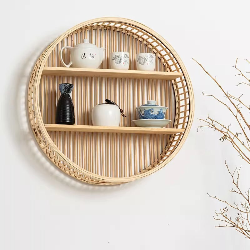 Handwoven Storage Basket for Bathroom Utensils | High & Bury