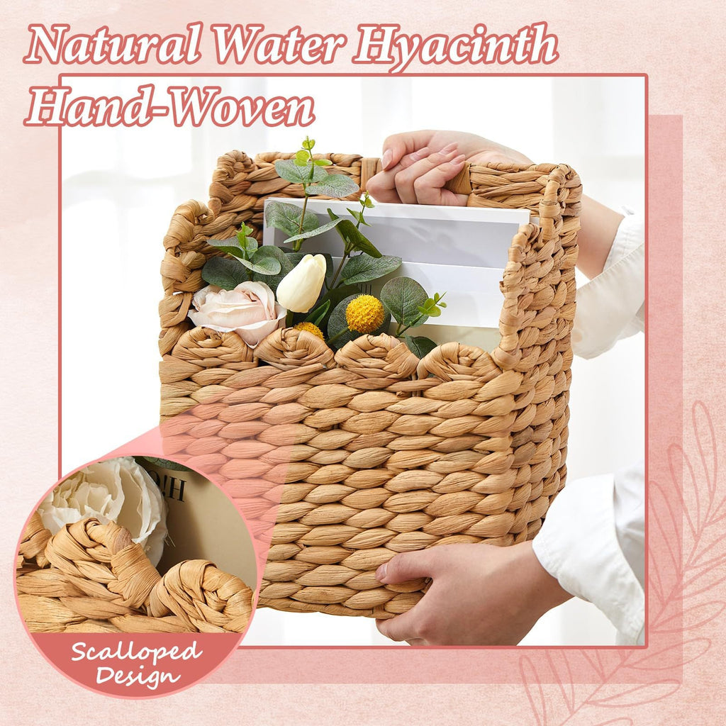 Handwoven Storage Basket Gray | High & Bury