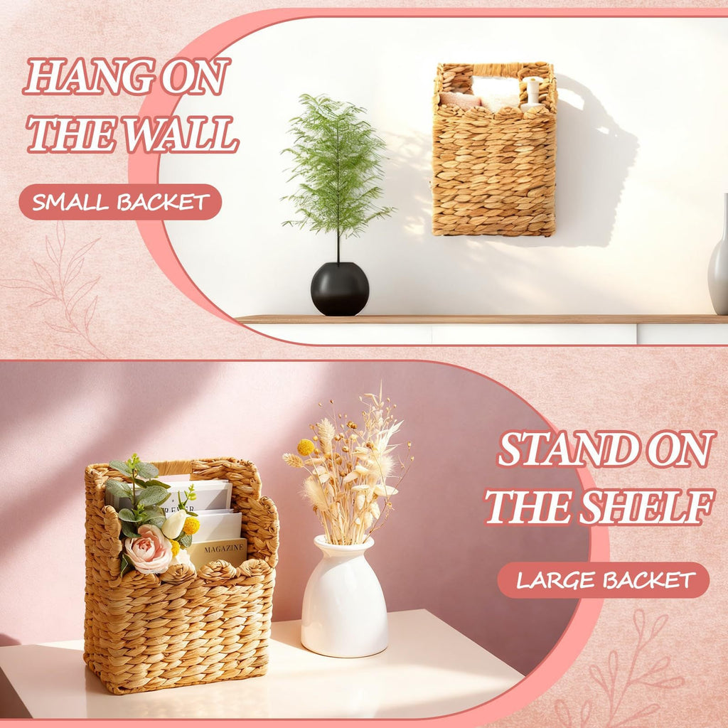 Handwoven Storage Basket Gray | High & Bury
