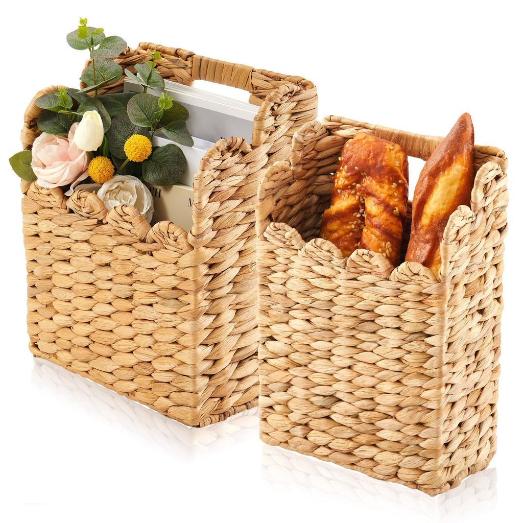 Handwoven Storage Basket Gray | High & Bury