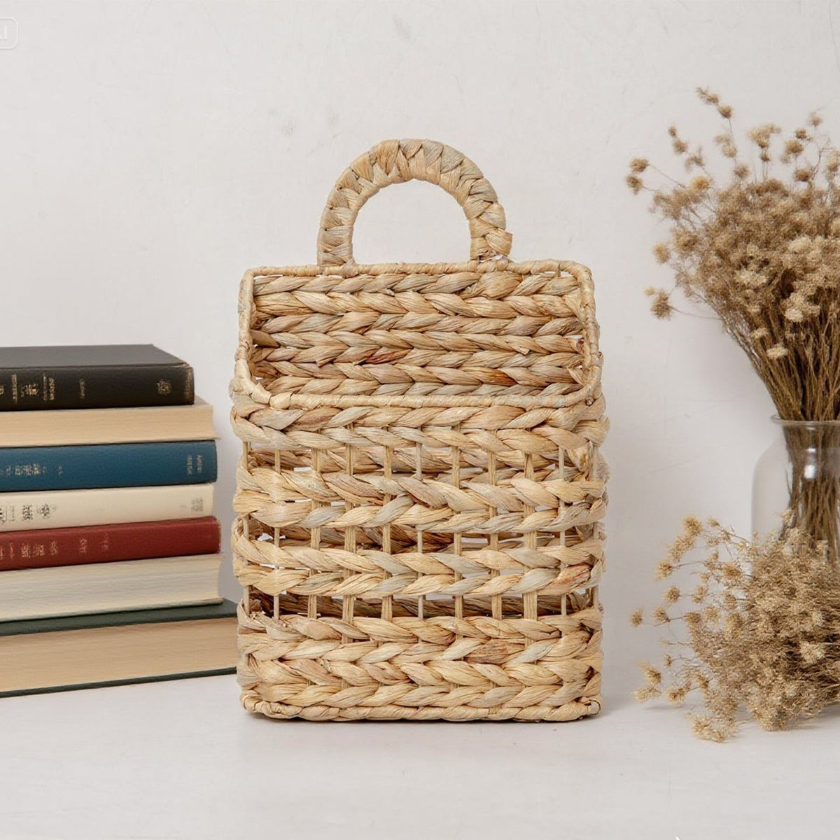 Handwoven Storage Basket Green | High & Bury