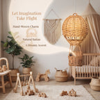 Handwoven Storage Basket in Hot Air Balloon Design | High & Bury