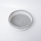 Handwoven Storage Basket with Decorative Edge | High & Bury