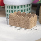 Handwoven Storage Basket with Playful Design | High & Bury
