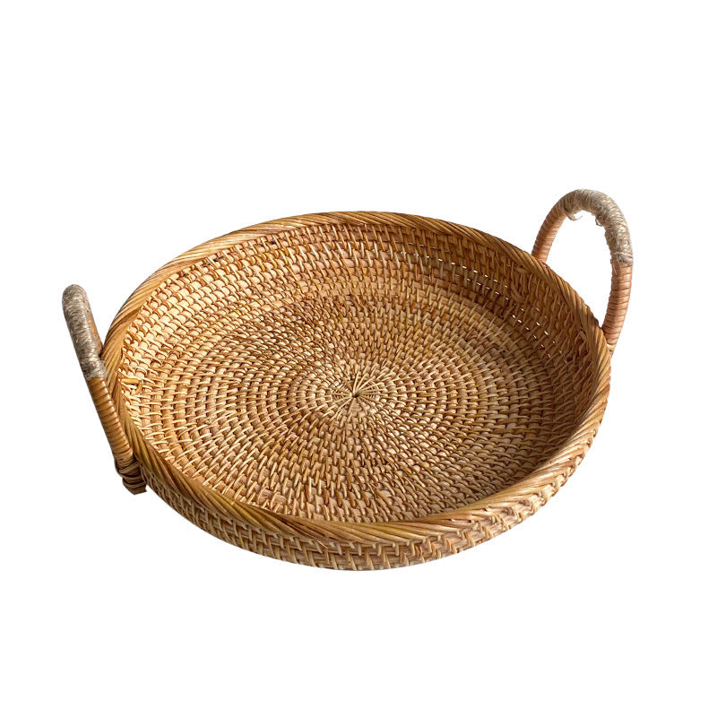 Handwoven Storage Basket with Sturdy Handles | High & Bury