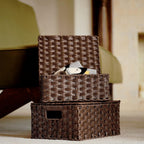 Handwoven Storage Baskets Set | High & Bury