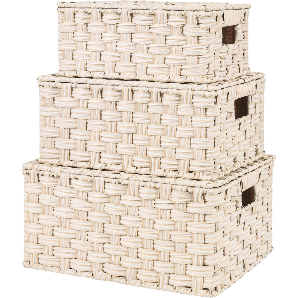 Handwoven Storage Baskets Set | High & Bury