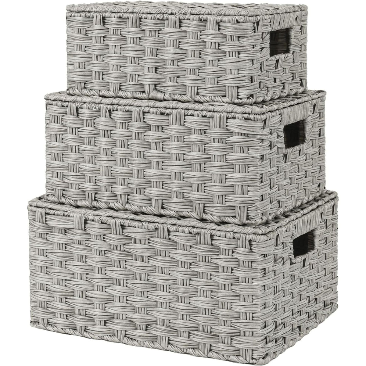 Handwoven Storage Baskets Set | High & Bury