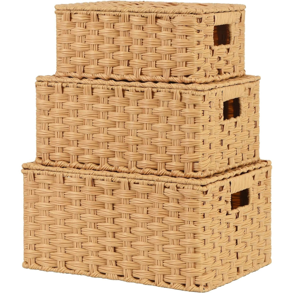 Handwoven Storage Baskets Set | High & Bury