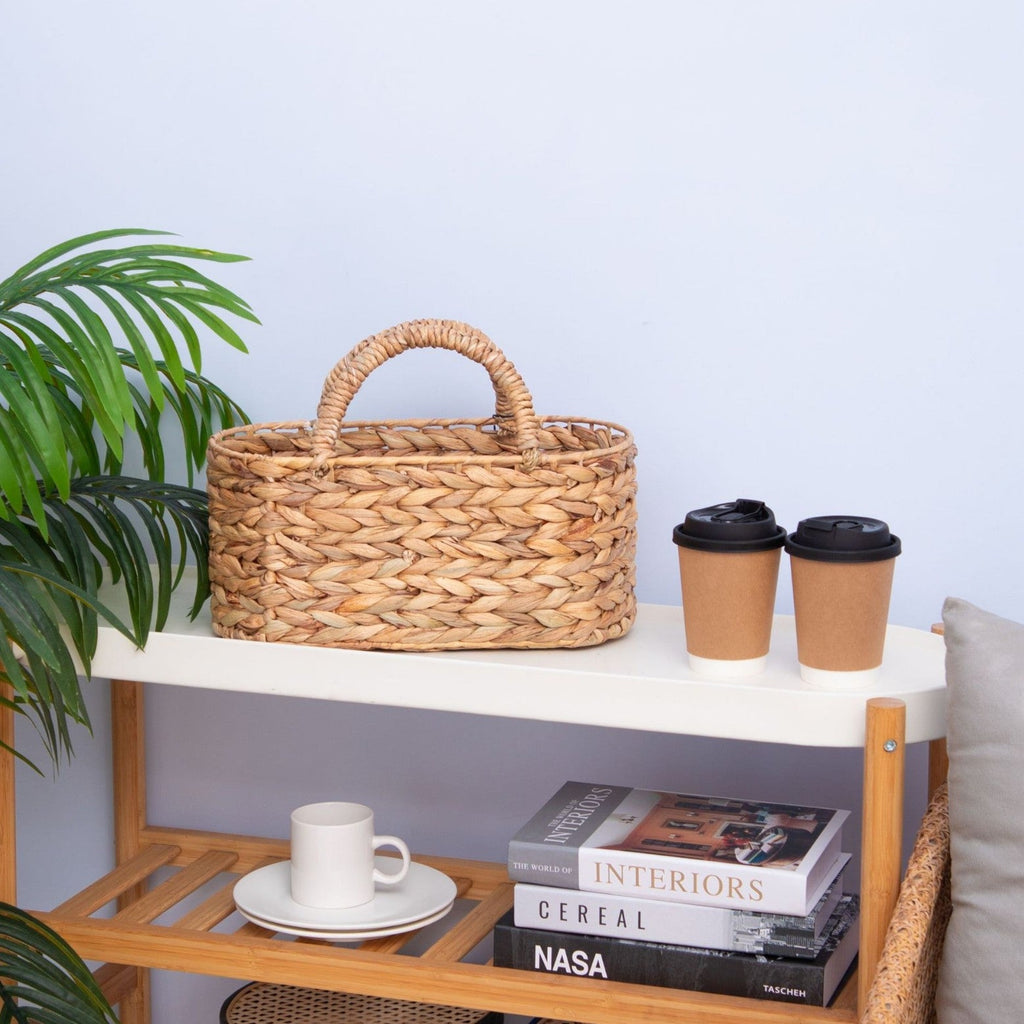 Handwoven Wicker Storage Basket | High & Bury