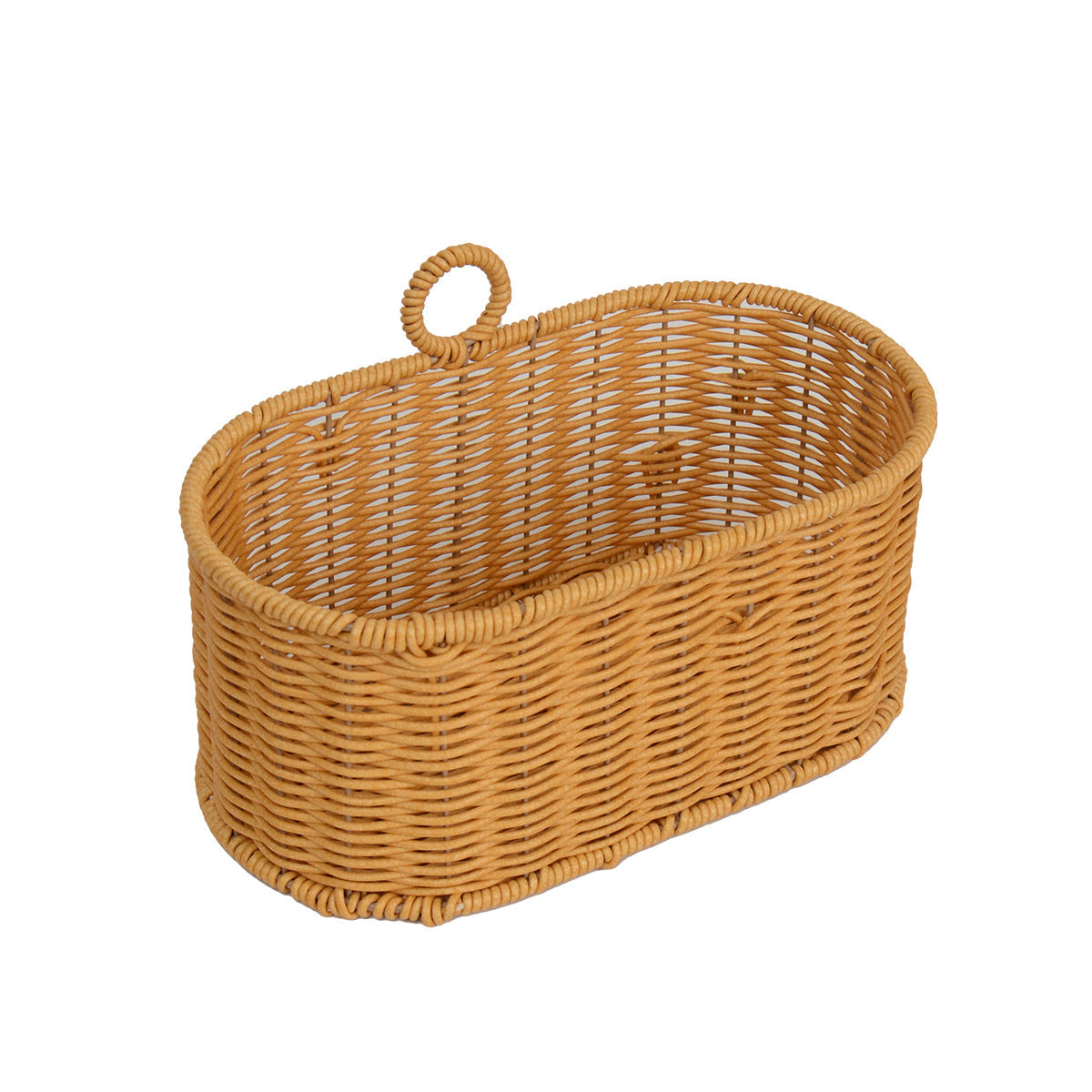 Handwoven Willow Basket with Animal Motif | High & Bury