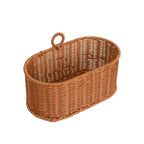 Handwoven Willow Basket with Animal Motif | High & Bury